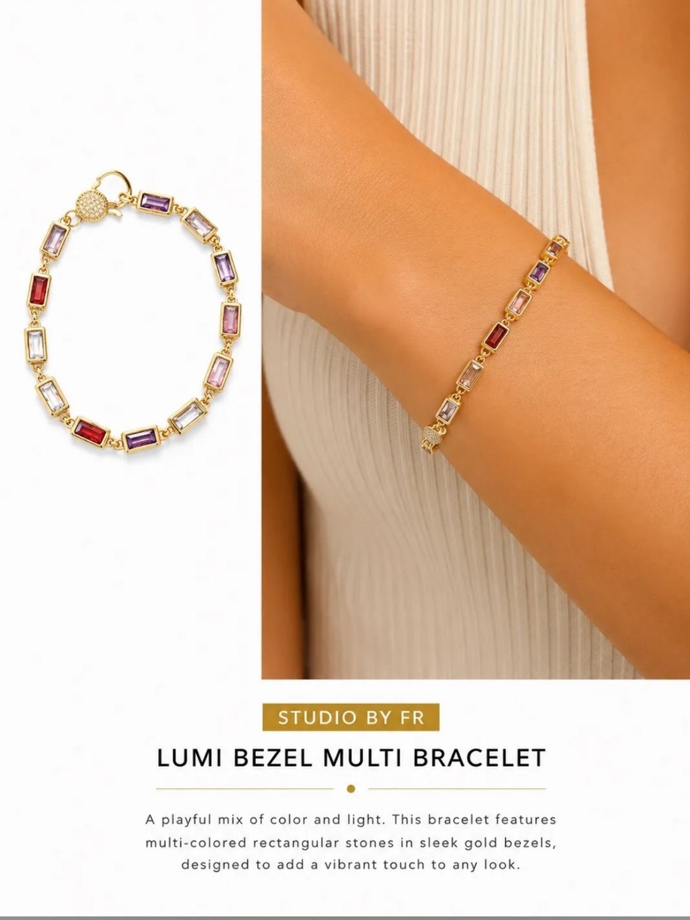 Studio by FR Lumi Bezel Multi Bracelet - Picture 6 of 6